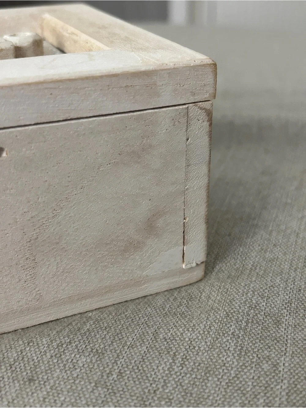 Wooden Anchor Jewelry Box Organizer - Whitewashed